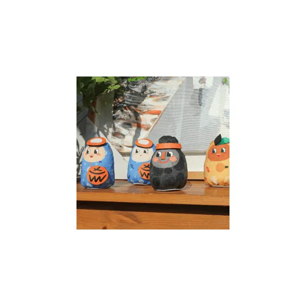 해녀복 업사이클링 제주 오뚜기 인형 3종